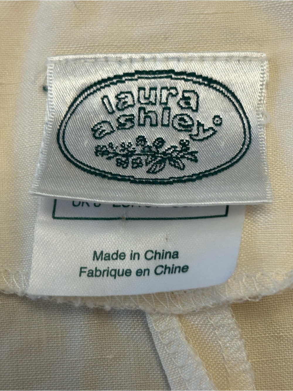 LAURA ASHLEY Vintage Silk Linen Blend Dress - Picture 7 of 11